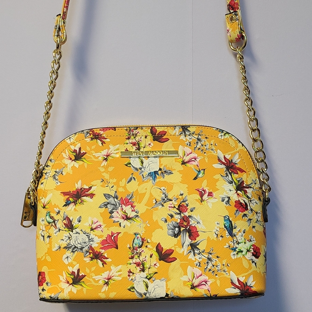 Steve Madden Floral Dome Crossbody Bag